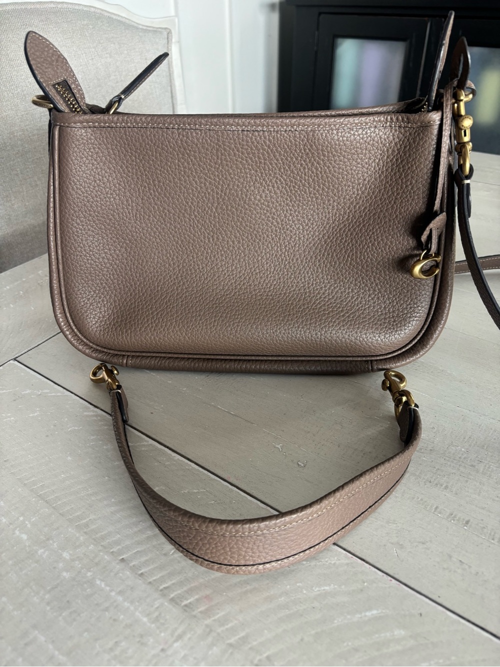 Coach Cary Crossbody Bag in dark stone